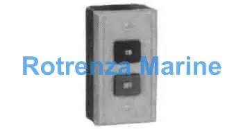 SWITCH PUSH BUTTON 2-POLE, 110V 15A SURFACE TYPE