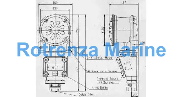 ALARM BUZZER EXPLOSION-PROOF, BXS-50-C AC100V 50VA 95DB