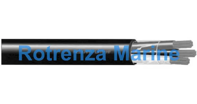 CABLE HALOGEN-FREE UNARMOURED, LKM-HF 0.6/1KV 4.0MM2X2C 34AMP