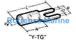 CABLE SHOE CLAMPING TYPE-Y, NOMINAL SIZE 5.5-5