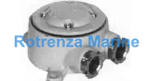 JOINT BOX W.T. CAST IRON TYPE1, 20AMP 3-P 2-GLANDS