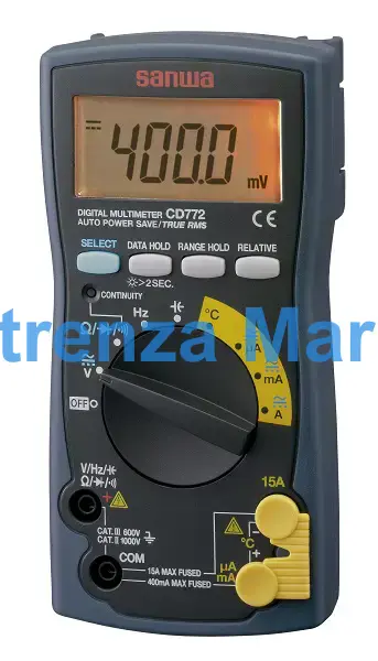 MULTI TESTER DIGITAL COMPACT, MODEL CD-772