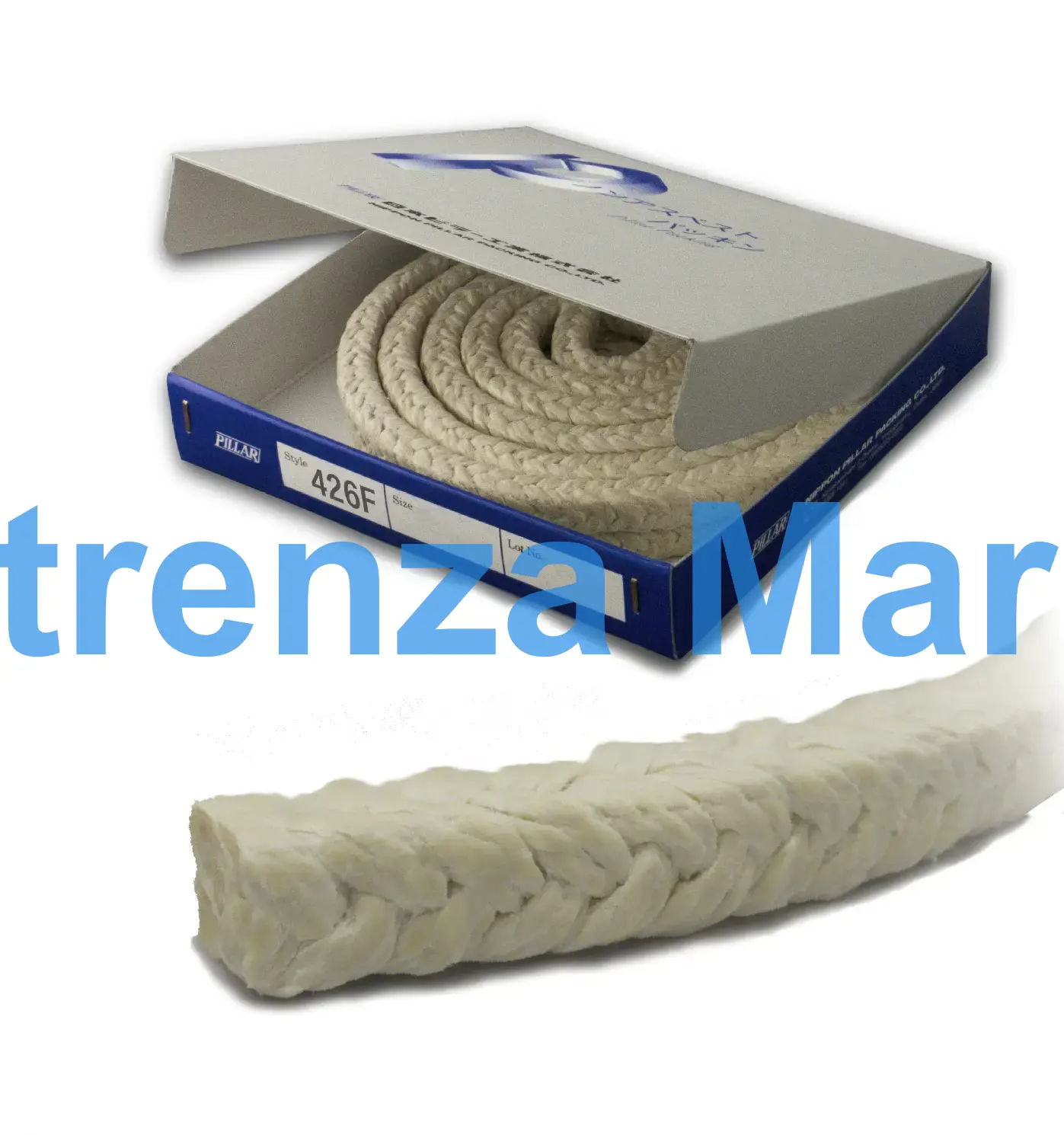 PACKING PTFE RAMIE, PILLAR NO.426F 9.5MMX3.6MTR