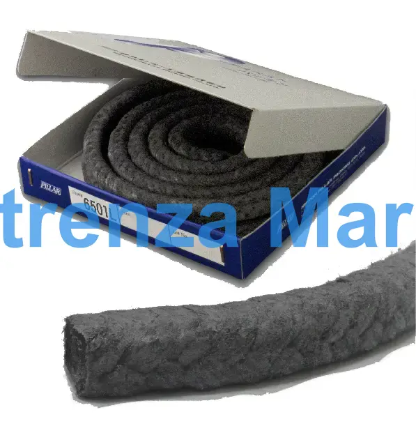 PACKING UNIVERSAL CARBONIZED, FIBER PILRNO.6501L 17.5MMX3MTR