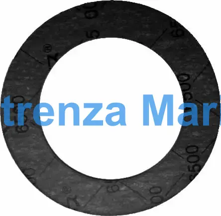 GASKET FLANGE RUBBER V6500 N/A, RAISED FACE 5KG/CM2 1.5MM 40A