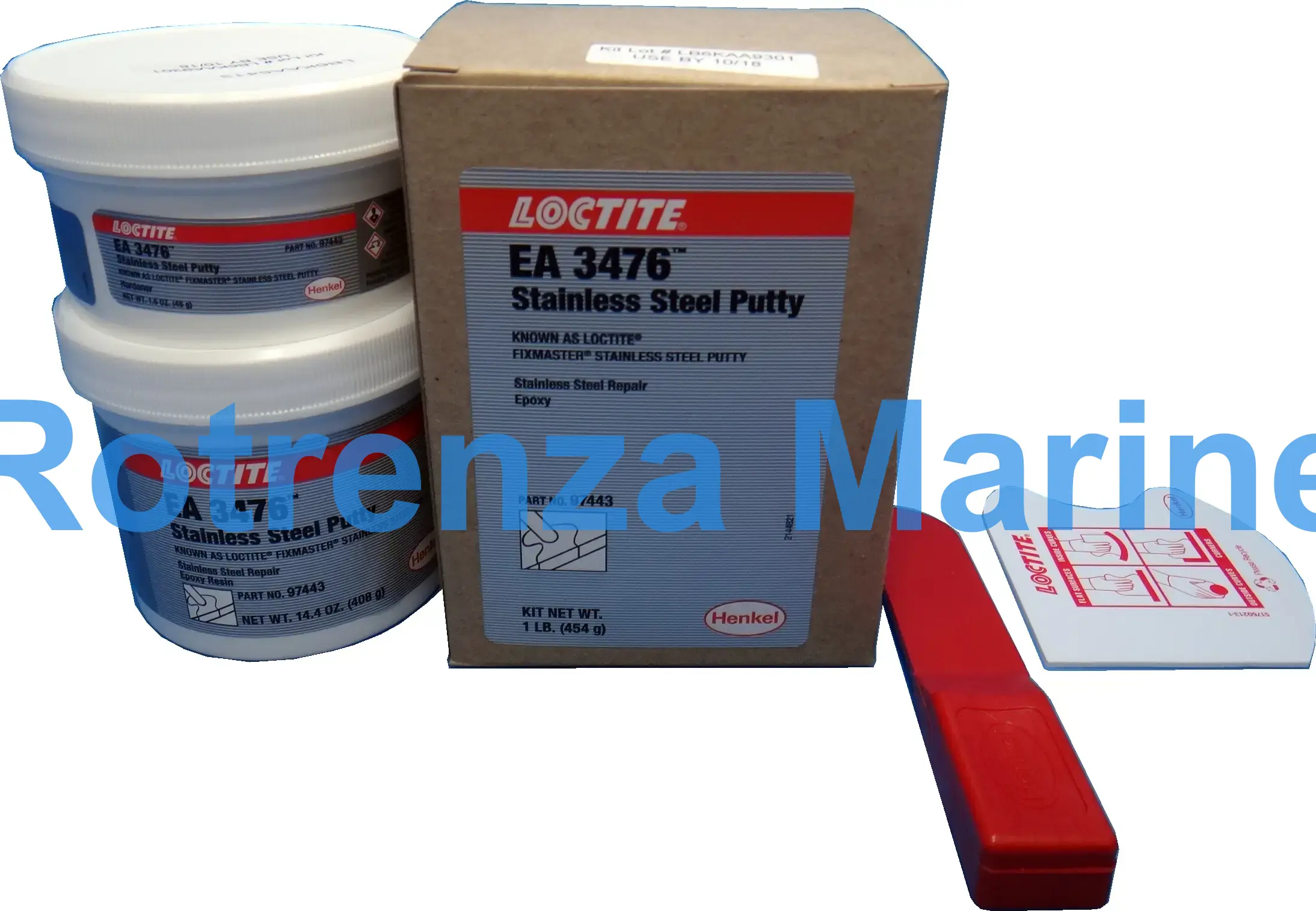 STAINLESS STEEL PUTTY LOCTITE, EA3476 1LB