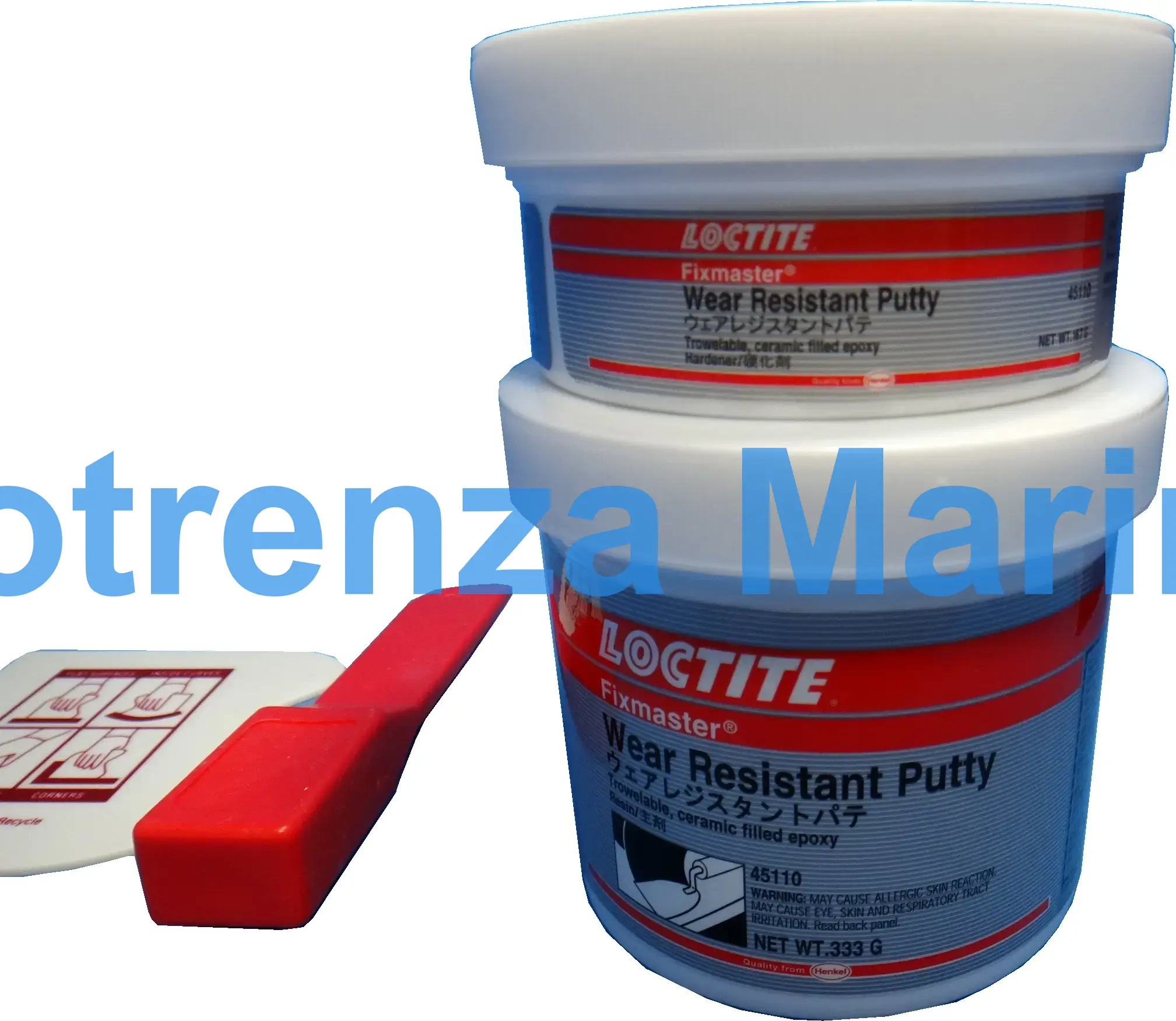 WEAR RESISTANT PUTTY LOCTITE, GREY PC7290 1LB