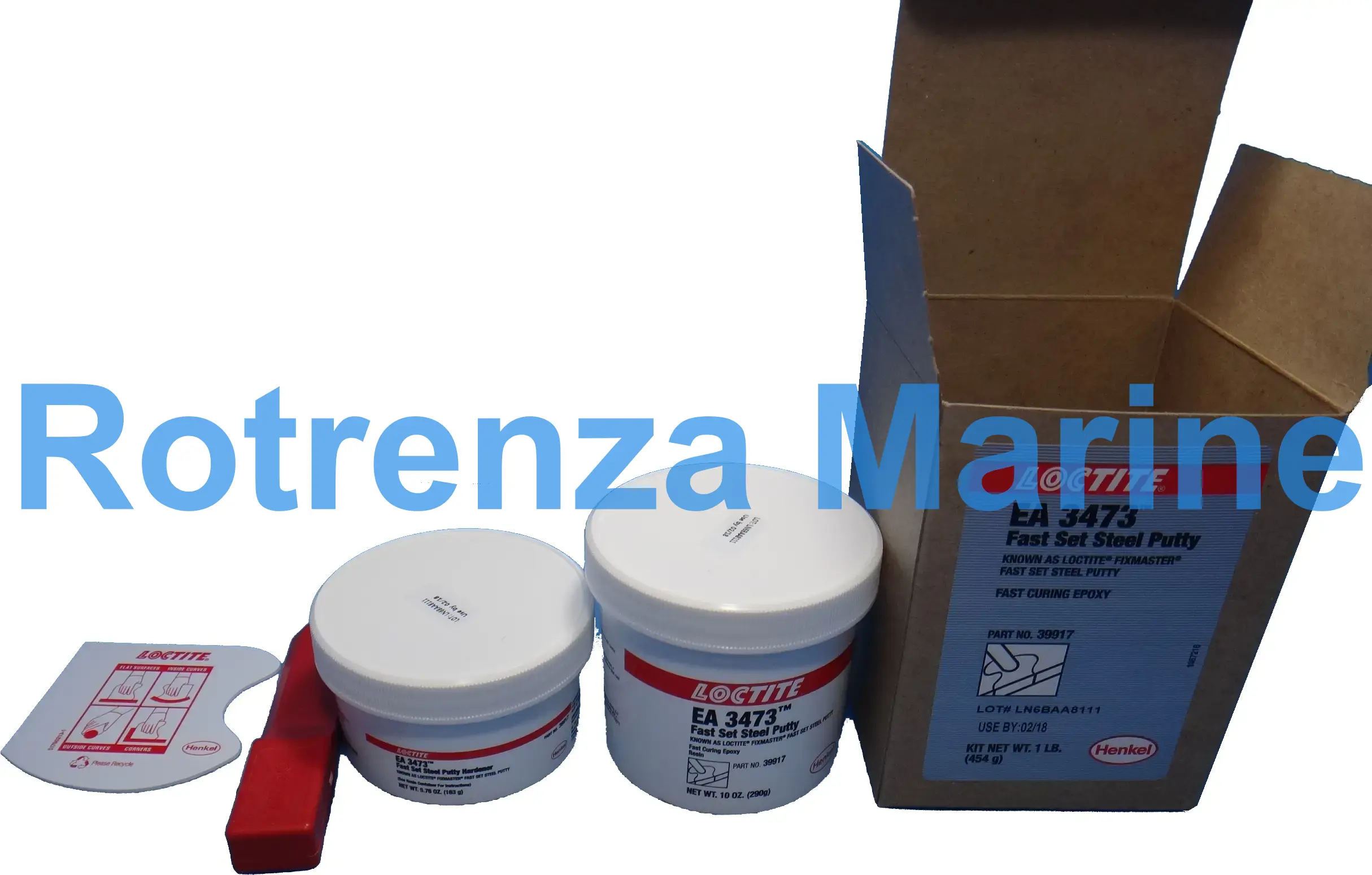 FAST SET STEEL PUTTY LOCTITE, GREY EA3473 1LB