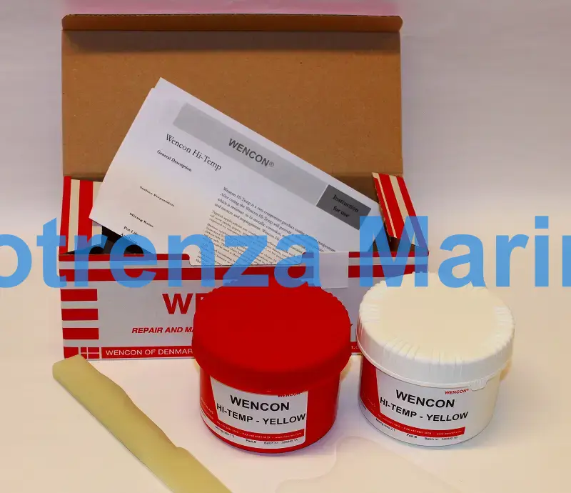 WENCON HI-TEMP COATING YELLOW, #1050 0.5KG  