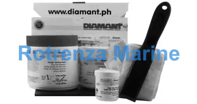 EMERGENCY REPAIR PUTTY DIAMANT, ULTRAMETAL PUTTY 1KG