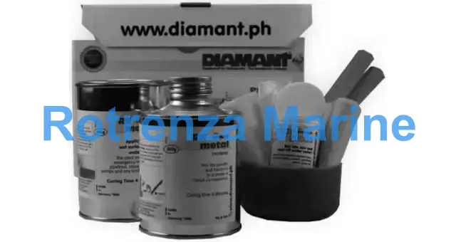 EMERGENCY REPAIR PUTTY DIAMANT, PLASTICMETAL WF INDUSTRIAL 1KG 