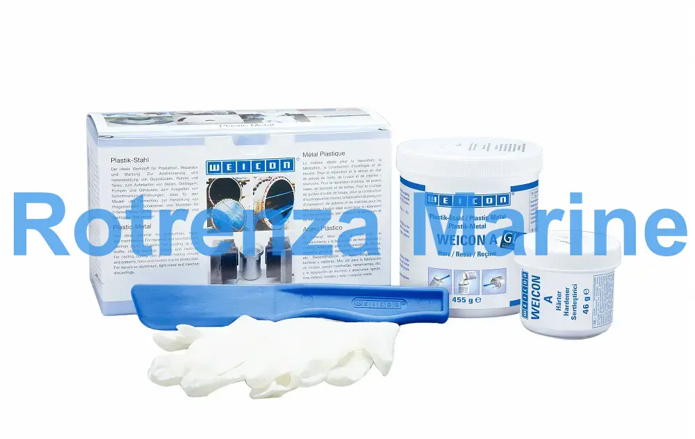 WEICON PALSTIC METAL A 500GRM