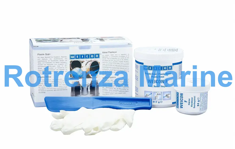 WEICON PLASTIC METAL F 500GRM