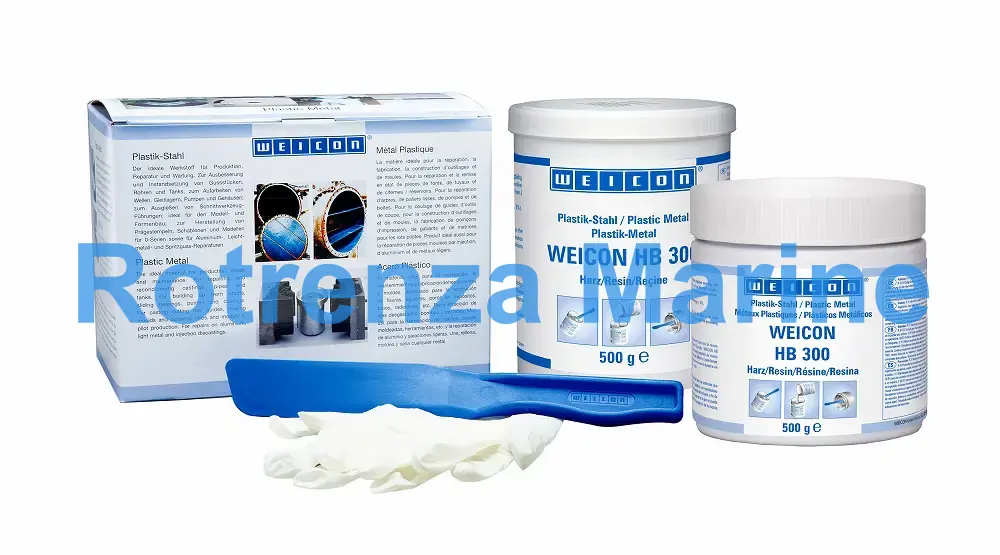 WEICON PLASTIC METAL HB 300, 1KG