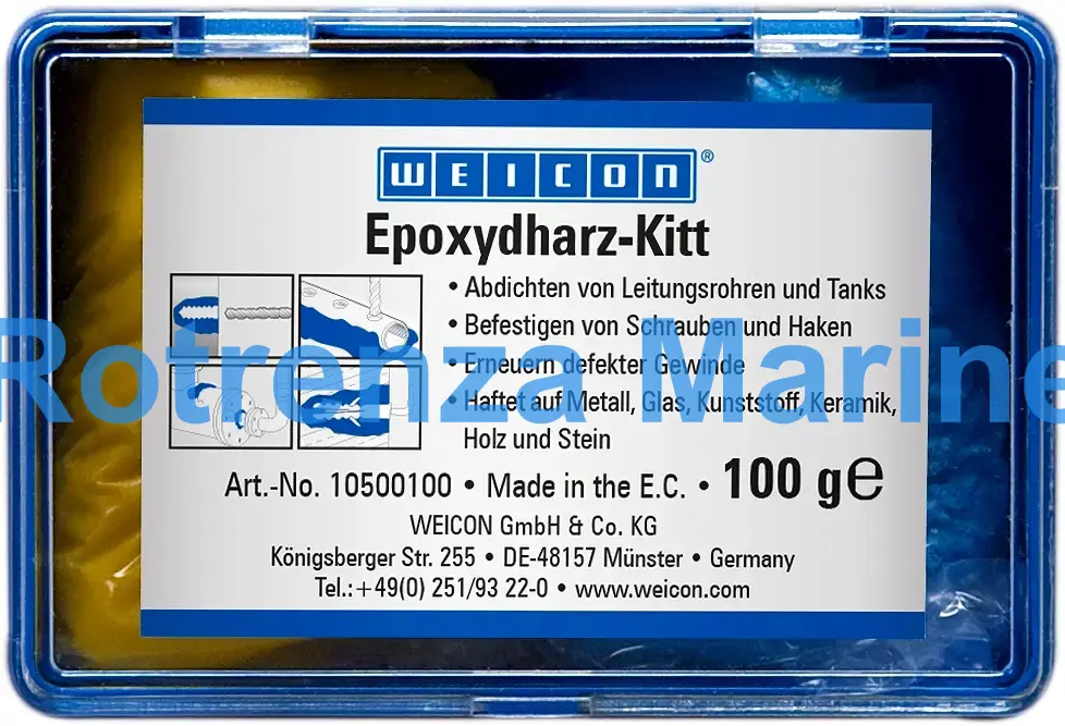 MINERAL FILLED PUTTY KNEADABLE, EPOXY RESIN PUTTY 0.1KG