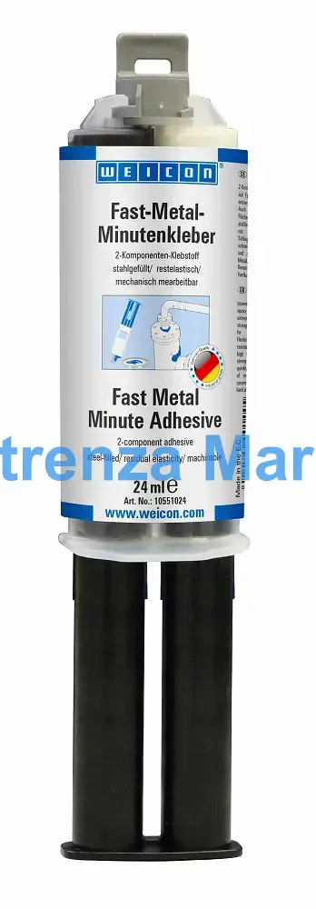 ADHESIVE EPOXY WEICON "FAST, METAL MINUTE ADHESIVE" 24ML