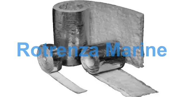 TAPE PIPE INSULATION HIGH TEMP, W:600MM X L:7.7MTR