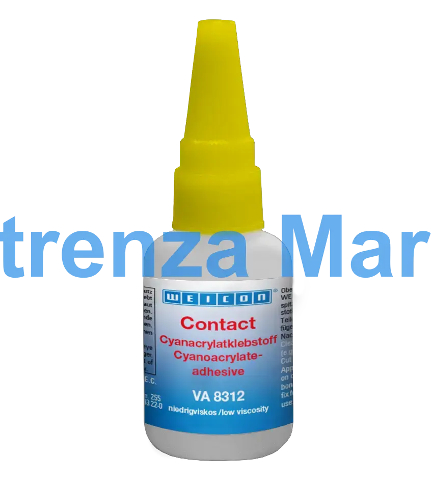 ADHESIVE CONTACT CYANOACRYLATE, WEICON VA 8312 20GRM