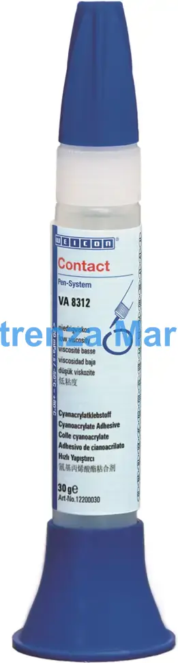 ADHESIVE CONTACT CYANOACRYLATE, WEICON VA 8312 30GRM