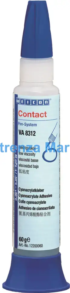 ADHESIVE CONTACT CYANOACRYLATE, WEICON VA 8312 60GRM