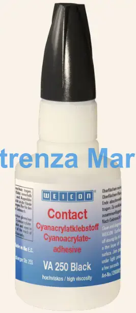 ADHESIVE CONTACT CYANOACRYLATE, WEICON VA 250 BLACK 60GRM