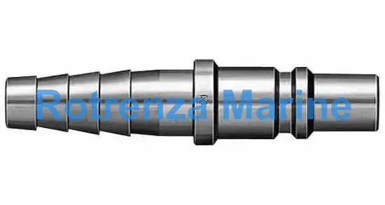 QUICK COUPLER PLUG FOR OXYGEN, 1/4" 5/16" HOSE S22PH