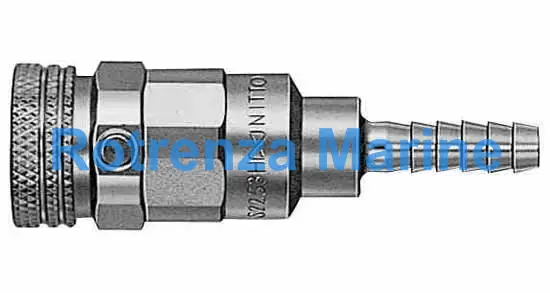 QUICK COUPLER SOCKET F/FUELGAS, 5MM ID HOSE S335SH 