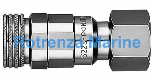 QUICK COUPLER SOCKET F/FUELGAS, FEMALE THREADEND M16X1.5 S33SF