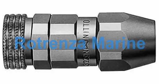 QUICK COUPLER SOCKET F/FUELGAS, FLARED END 5MM ID HOSE S33SN 