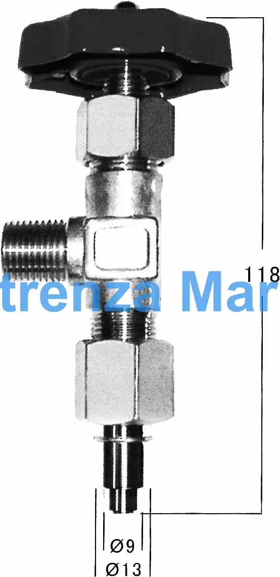 VALVE GAS OUTLET STATION AC-H, IN: M18X1.5 OUT: 3/4-16UNF (L) 