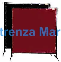 SCREEN WELDING WITH FRAME, 180X180CM ORANGE