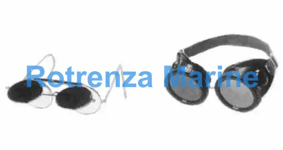 GOGGLE WELDER METAL FLIP-UP, 45MM LENS DIAM