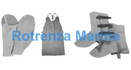 WELDER SLEEVES, CHROMED LEATHER