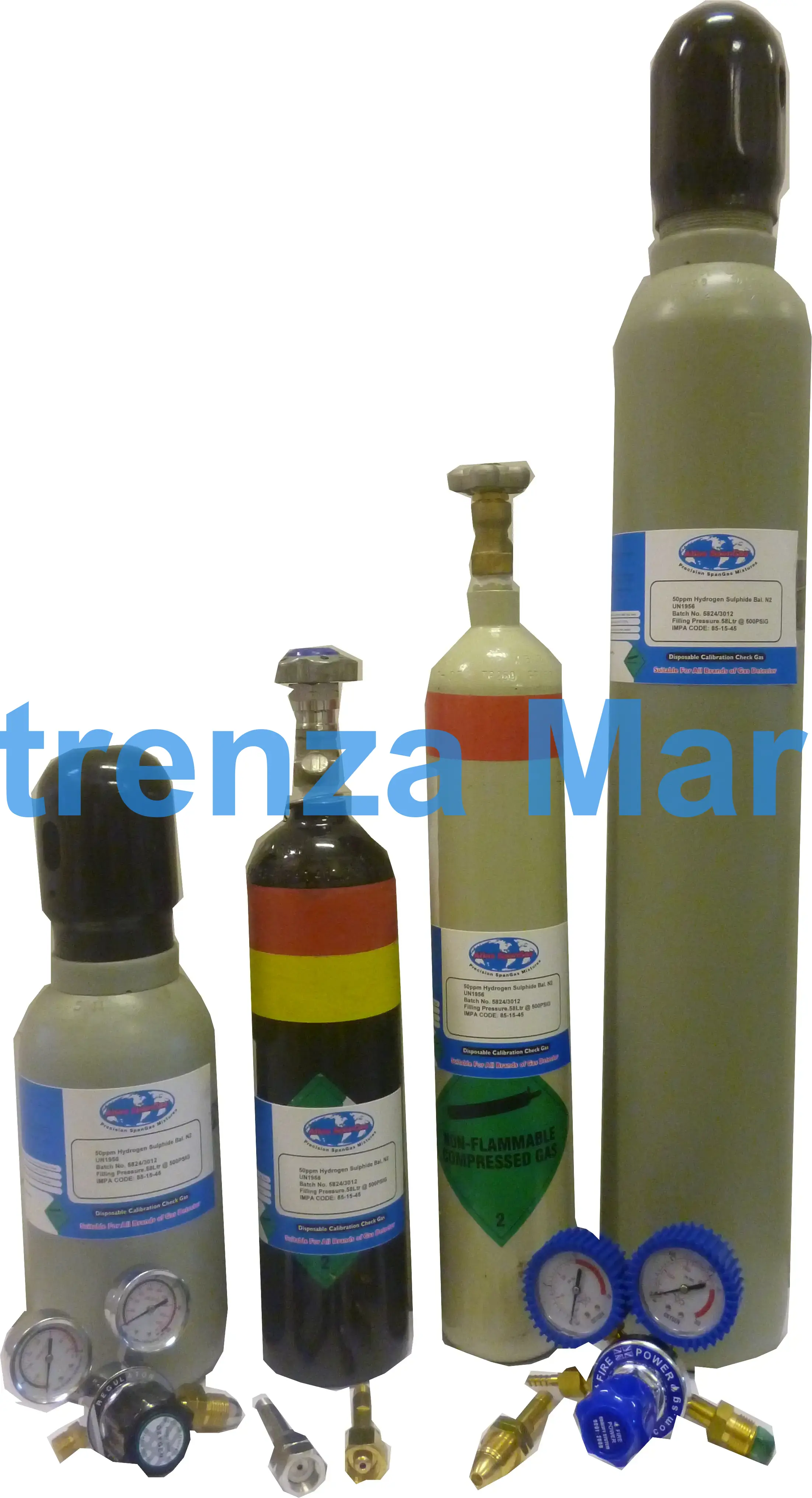 SPANGAS REFILLABLE 1.5% OXYGEN, BALANCE NITROGEN 10L
