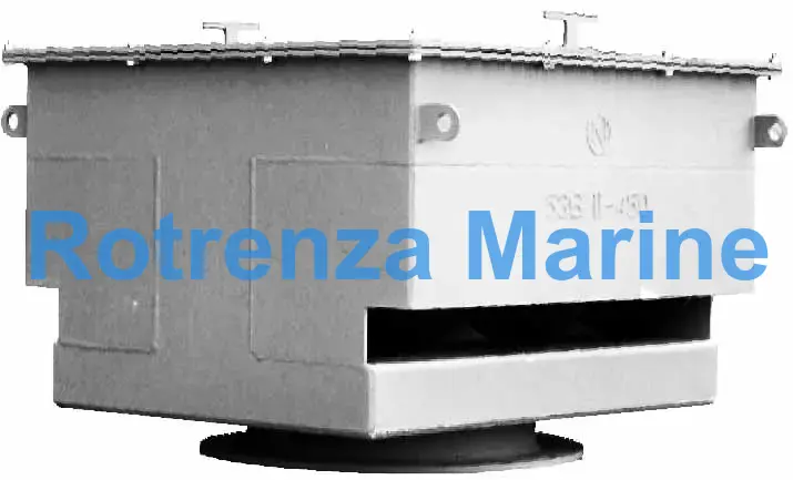 AIR VENT HEAD JIS 5KG FLANGED, WITH SCREEN #53BIIW-350 350MM