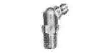 GREASE NIPPLE 67.5DEG B-TYPE, NPT 1/8 PLATED STEEL