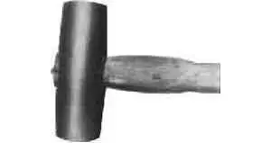 HAMMER BRASS HANDLED, NO.1-1/2 (0.75KGS)