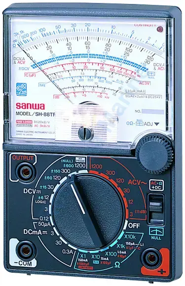 AVO METER SH-88TR, ZERO CENTER & C CHECK
