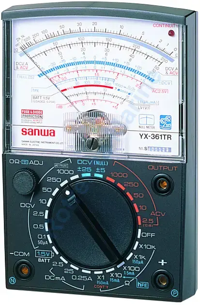 AVO METER YX-361TR, ZERO CENTER & CONTINUITY LED