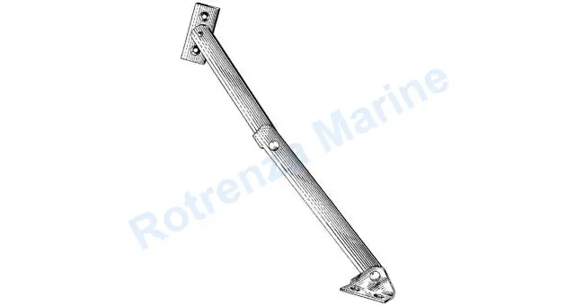CABINET STAY W/STOP O.L. 300MM, LEFT SCHWEPPER 2658